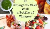 15 recettes pour faire avec une bouteille de vinaigre