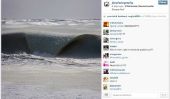 Ceci est ce que une vague géante de l'océan gelé ressemble #slushiewaves