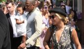 Beyoncé et Jay-Z sont tout sourire à Toronto avec Bleu Ivy (Photos)