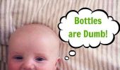 Les bouteilles sont pour les bébés.  Les autres bébés.