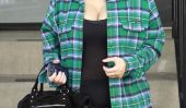 Kim Kardashian ses robes Bump Belly à Green Plaid (Photos)
