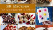 Recettes 20 Sleepover Party