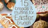 15 pains et muffins parfaits pour Brunch de Pâques