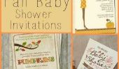 25 Parfait Shower Invitations automne bébé
