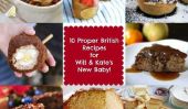10 Proper Recettes britanniques pour célébrer le Nouvel Baby Will & Kate!