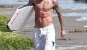 Surf Up - David Beckham attrape quelques vagues avec ses garçons (Photos)