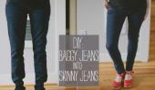 10-Minute DIY: Turn Into Jeans baggy Skinny Jeans