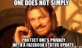 Ce préavis de confidentialité tout le monde est l'affichage sur Facebook?  Ouais, juste oublier