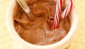Micro-ondes Chocolate Peppermint Pudding en 5 minutes!