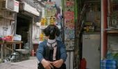 Eau chinoise Compteur Lecteur Capture moments inattendus dans les rues