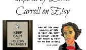 10 lunatique Etsy objets inspirés par Lewis Carroll