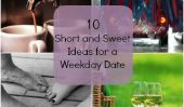 10 idées court et doux pour une date en semaine