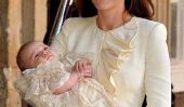 Prince George Baptême Date & Robe: Kate Middleton Wears couleur crème Alexander McQueen Outfit [PIC]