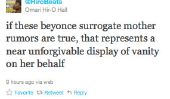 Beyonce occasion un substitut?  11 Tweets sur la naissance de Baby Blue Ivy