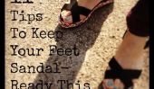 11 conseils pour garder vos pieds en bonne santé et Sandale-Ready cet été