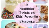 15 twists plus sains sur les desserts préférés des enfants: De Cookies à la crème glacée