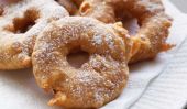 Épicé pomme ou une poire Fritter "Doughnuts" pour Hanoukka