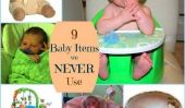 9 Articles pour bébés Nous avons Mais (presque) jamais utilisation