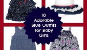 Baby Blue: 10 Adorable bleu tenues pour bébés filles