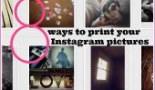 8 Creative façons d'imprimer des photos Instagram