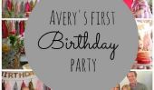 Première fête d'anniversaire d'Avery