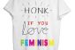 L'article du jour: Cornez si vous aimez le féminisme t-shirt