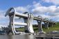 Falkirk Wheel: Rotation Boat Lift en Écosse