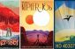 Exoplanet affiches de voyage de rêve de la NASA de Out Of The World Vacations