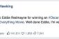 Facebook message de Stephen Hawking à Eddie Redmayne est toutes sortes de merveilleux