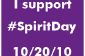 Spirit Day: Porter Violet Octobre 20 à fin intimidation, Soutien Spirit Day!