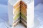 Gâteau naturel de la couche de Rainbow: Image Pastels Parfait