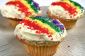 Jour de St Patrick Recettes: Trouver l'o'Gold Pot Rainbow Cupcakes