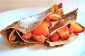 Pêche rôtie et Framboise Crêpes: A Summer dessert sain