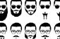 Hommes A la recherche de luxe Beards Subissant les greffes de cheveux du visage
