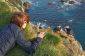 Observation des oiseaux au Latrabjarg Cliffs, l'Islande