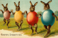 Pâques: 15 Ridiculously adorable, impressionnant & Odd Cartes de Pâques de Yore