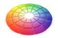 Les couleurs primaires sur la roue de couleur - informatif