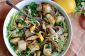 Frisée aux champignons Rôti: une salade copieuse hiver