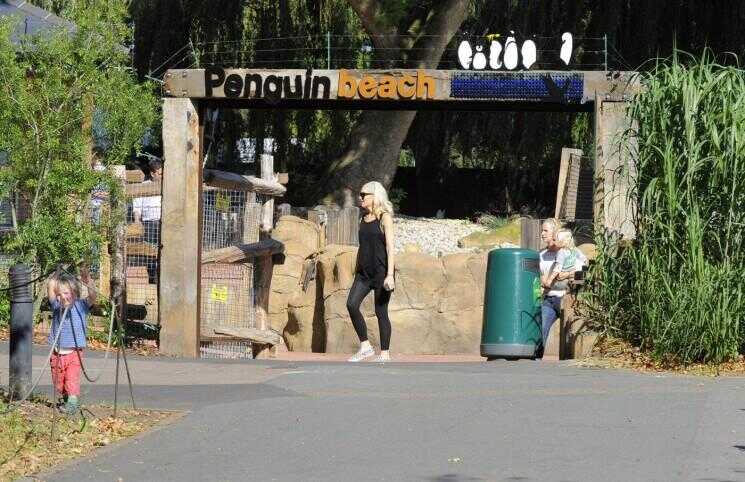 Gwen Stefani prend Kingston et Zuma au zoo (Photos)