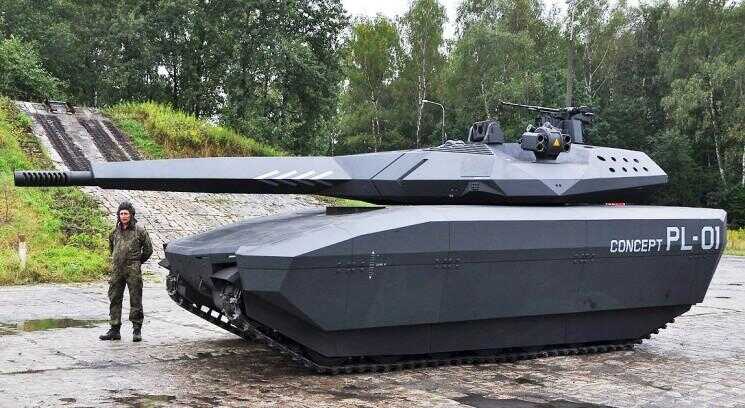PL-01 Future tank furtif dévoilé par la Pologne
