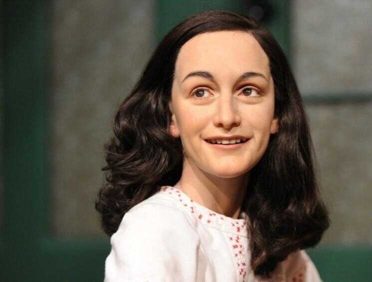 Musée de Madame Tussauds Wax Ajoute Statue d'Anne Frank