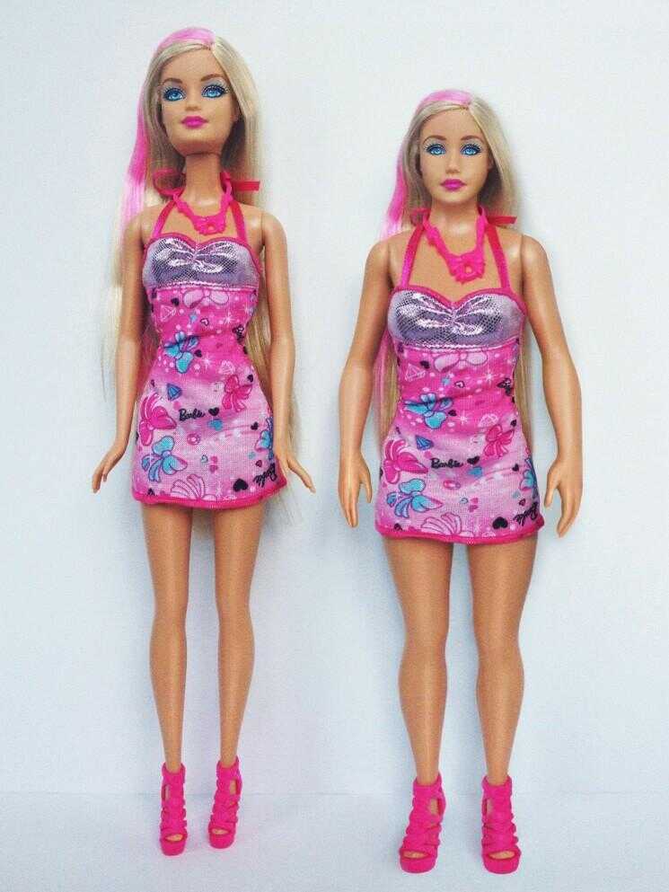Barbie vs Real Women: dernière étude de Nickolay Lamm En comparaison