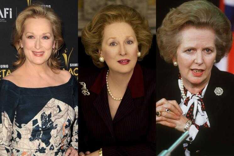 Lorsque les stars jeu étoiles - Franco Hefner, Streep Thatcher