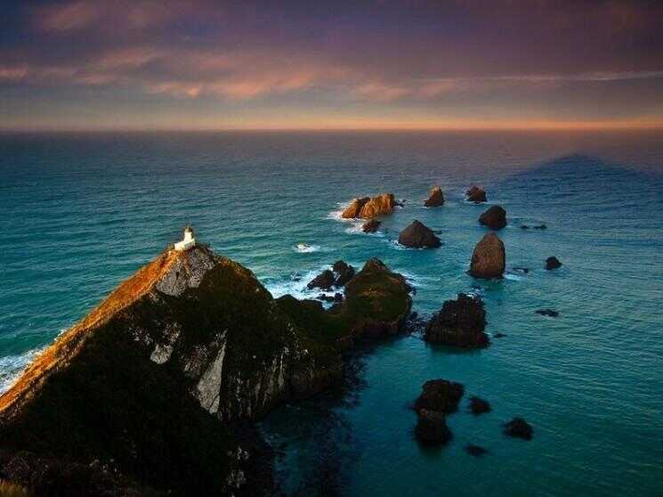 Nugget Point Lighthouse, Nouvelle-Zélande