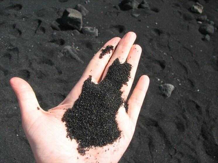 Punalu'u Plage de sable noir
