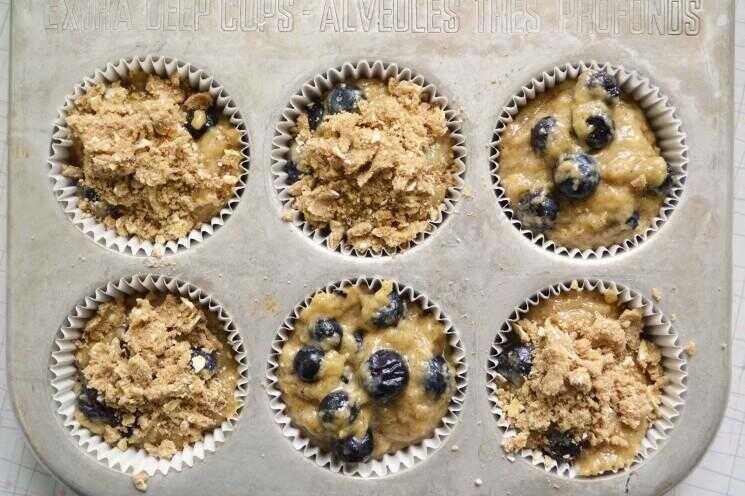 Muffins Beurre Blueberry rissolés