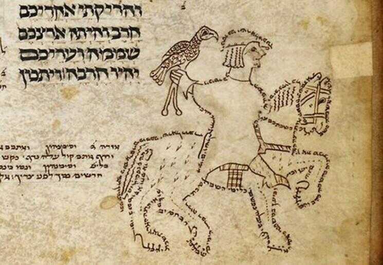 Historien découvre vieille de 800 ans Doodles dans les vieux livres