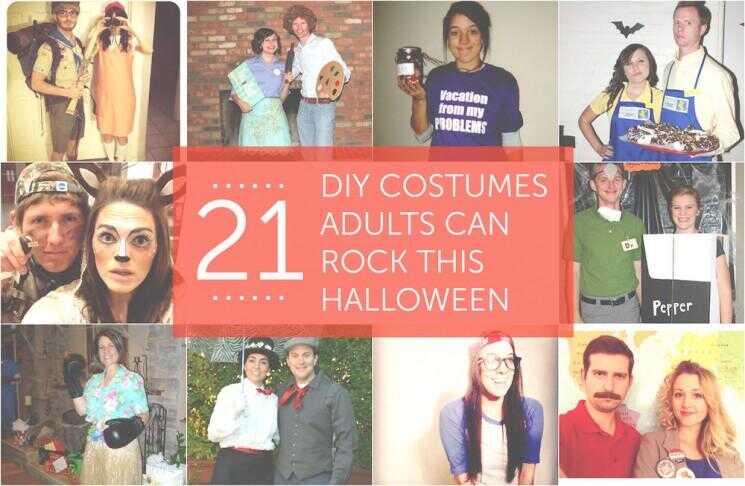 21 Costumes bricolage adultes peuvent rock Ce Halloween