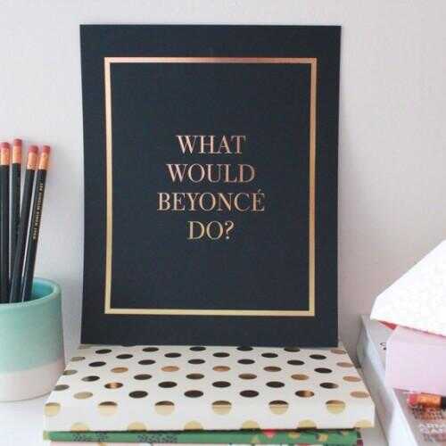 Le guide de cadeau de Beyoncé vous saviez toujours vous avez besoin