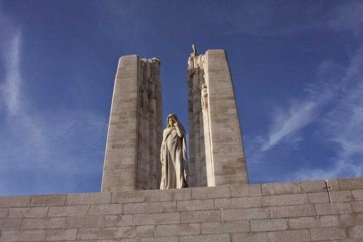 Monument commémoratif du Canada à Vimy, en France